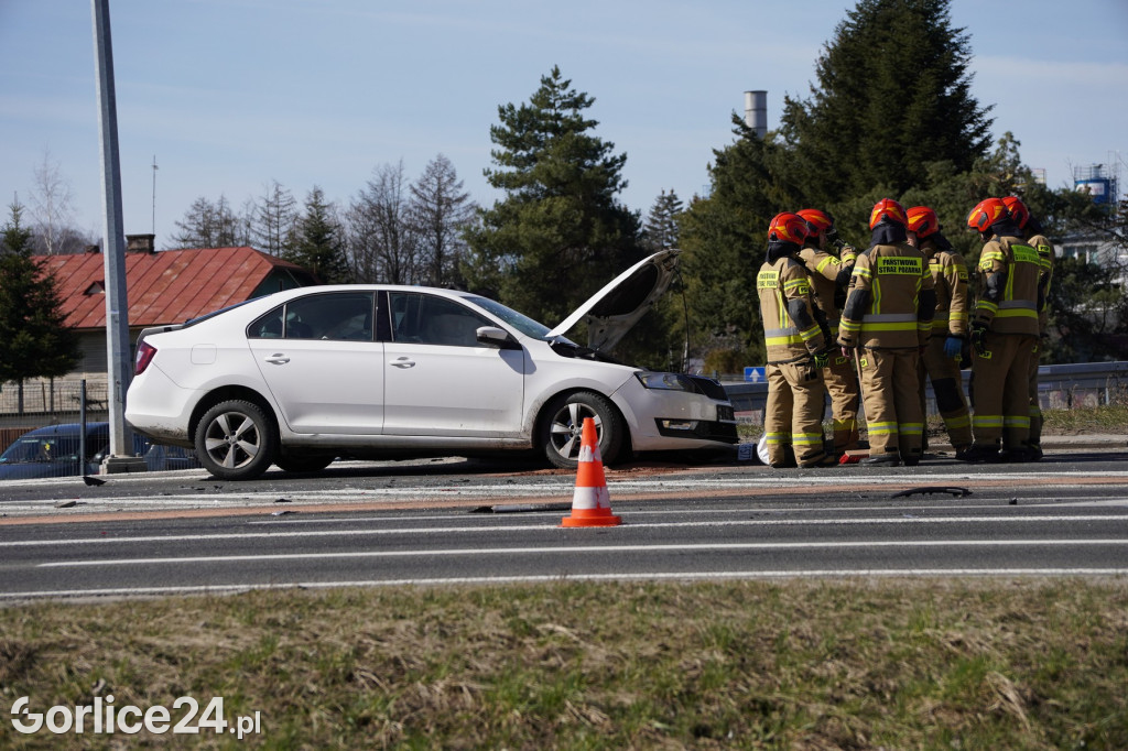 Poważny wypadek na obwodnicy Gorlic