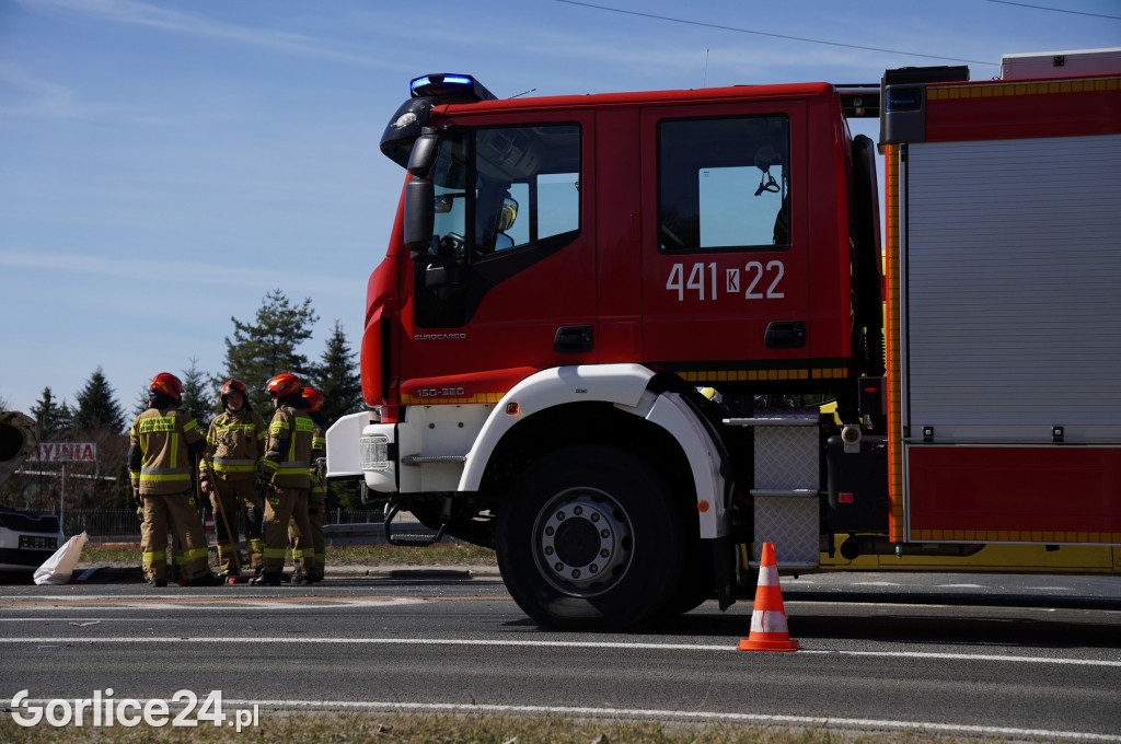 Poważny wypadek na obwodnicy Gorlic