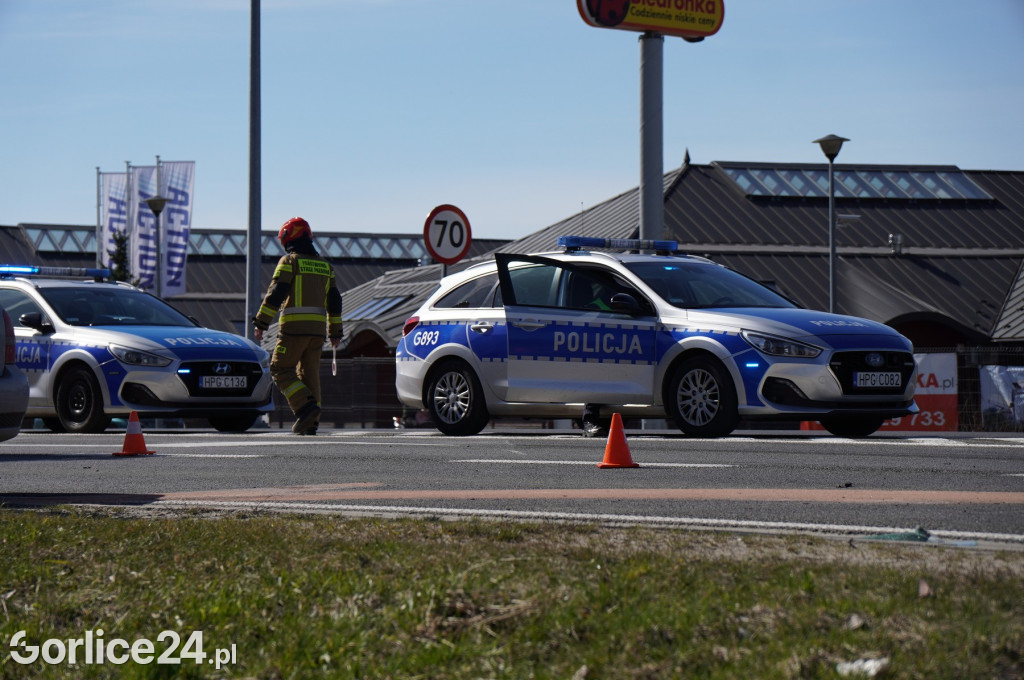 Poważny wypadek na obwodnicy Gorlic