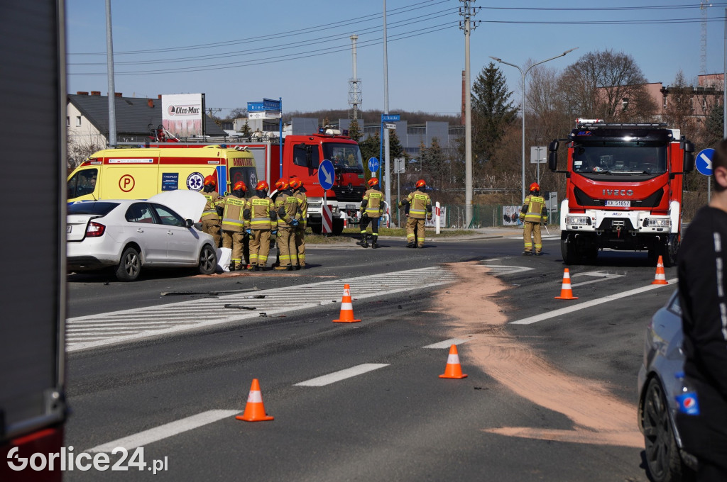 Poważny wypadek na obwodnicy Gorlic