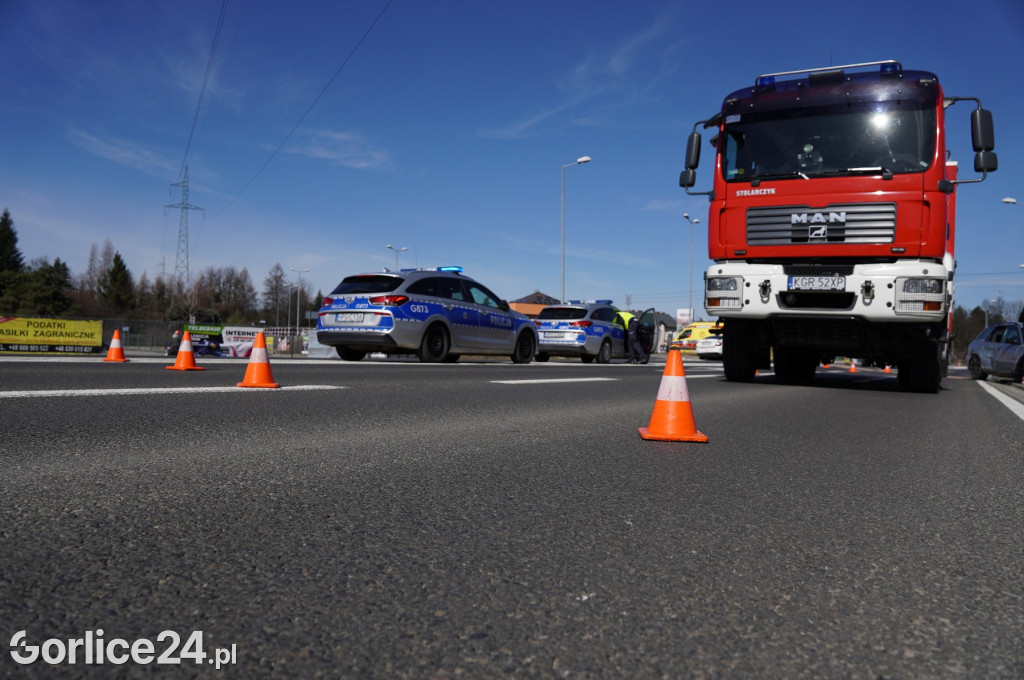 Poważny wypadek na obwodnicy Gorlic