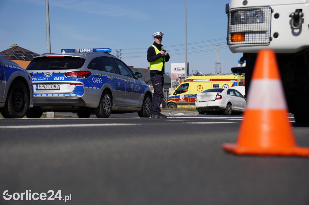 Poważny wypadek na obwodnicy Gorlic