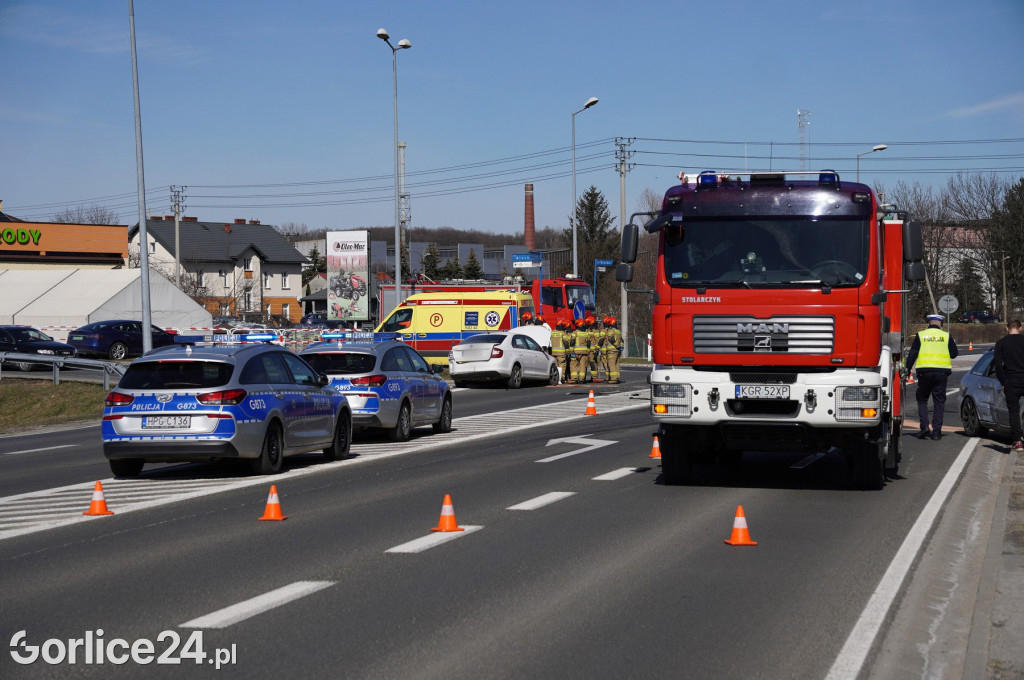 Poważny wypadek na obwodnicy Gorlic