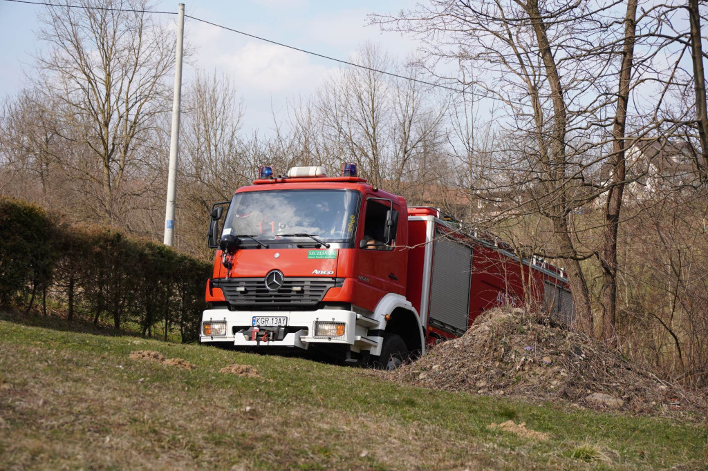 Pożar w Bieczu (20.03.)