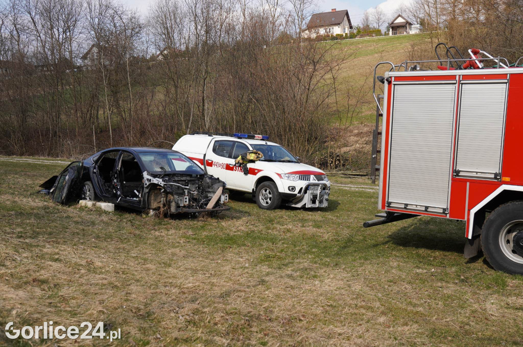 Pożar w Bieczu (20.03.)