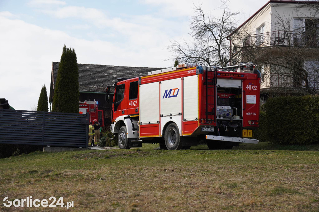 Pożar w Bieczu (20.03.)