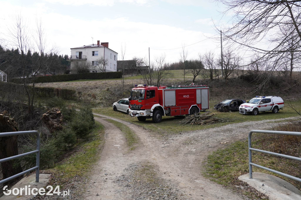 Pożar w Bieczu (20.03.)