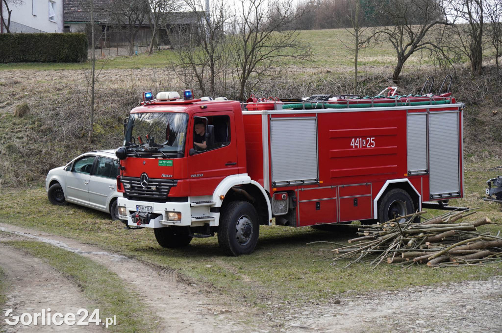 Pożar w Bieczu (20.03.)