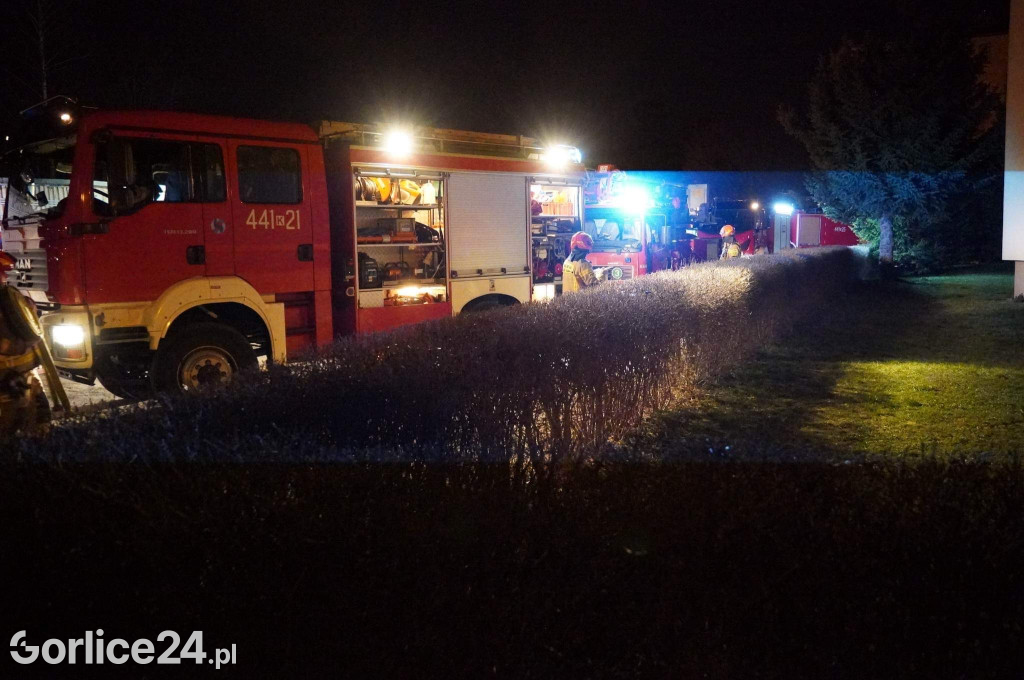 Pożar w bloku przy ulicy Konopnickiej
