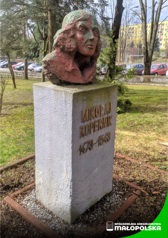 Renowacja popiersia Mikołaja Kopernika (24.03)