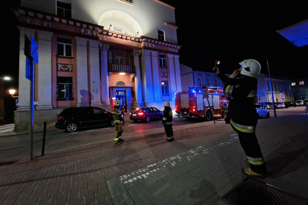 Akcja strażaków przy ulicy Jagiełły w Gorlicach