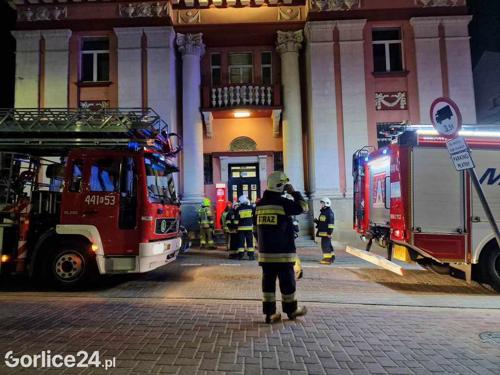 Akcja strażaków przy ulicy Jagiełły w Gorlicach