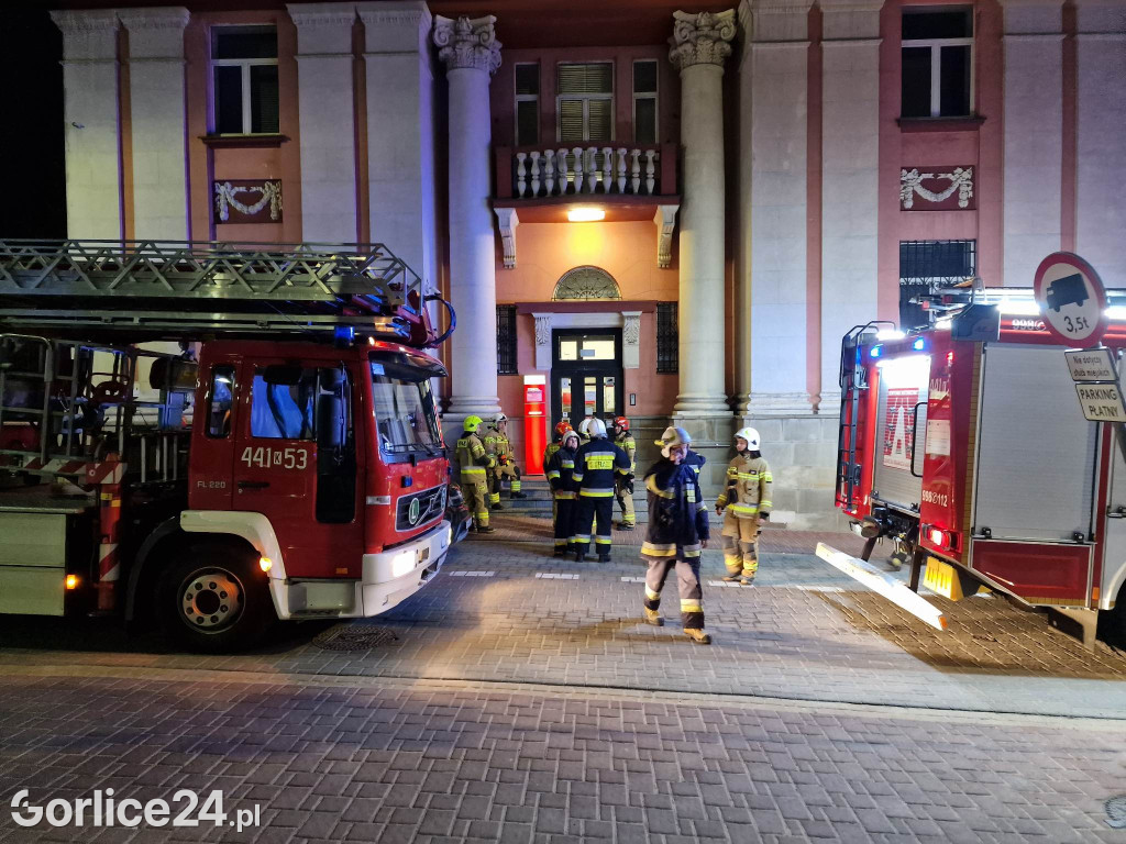 Akcja strażaków przy ulicy Jagiełły w Gorlicach