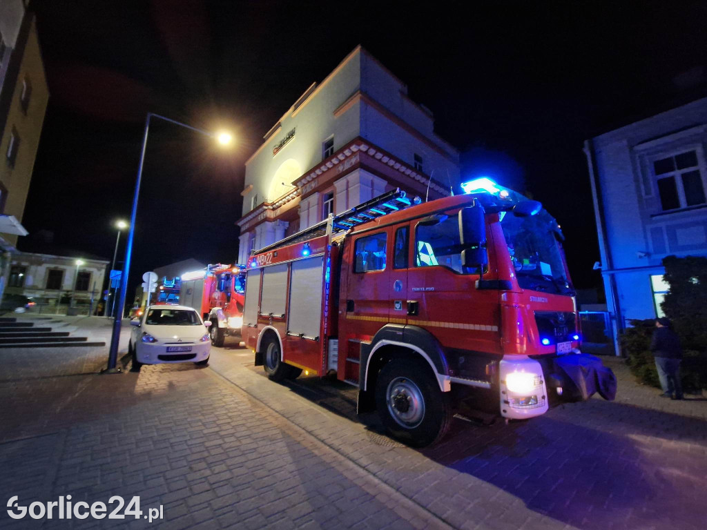 Akcja strażaków przy ulicy Jagiełły w Gorlicach