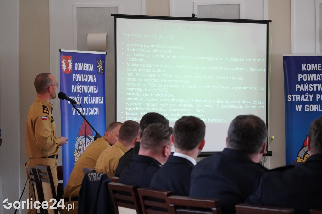 Narada Operacyjna Strażaków w Klęczanach