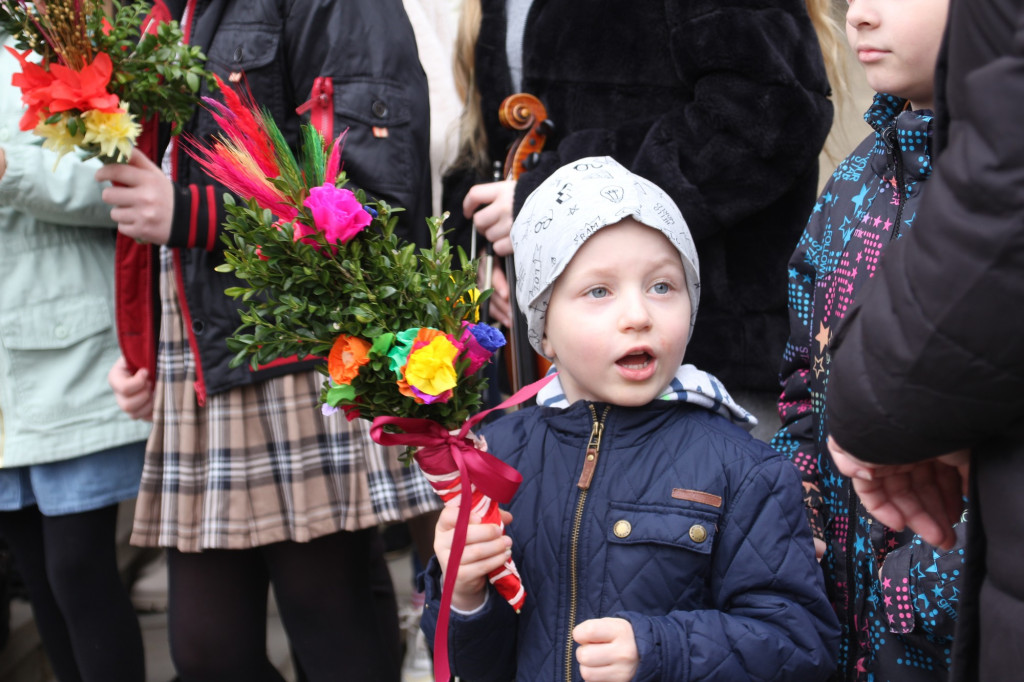 Poświecenie palm i rozstrzygnięcie konkursu w bazylice