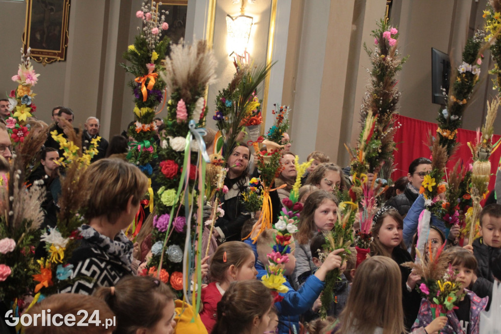 Poświecenie palm i rozstrzygnięcie konkursu w bazylice