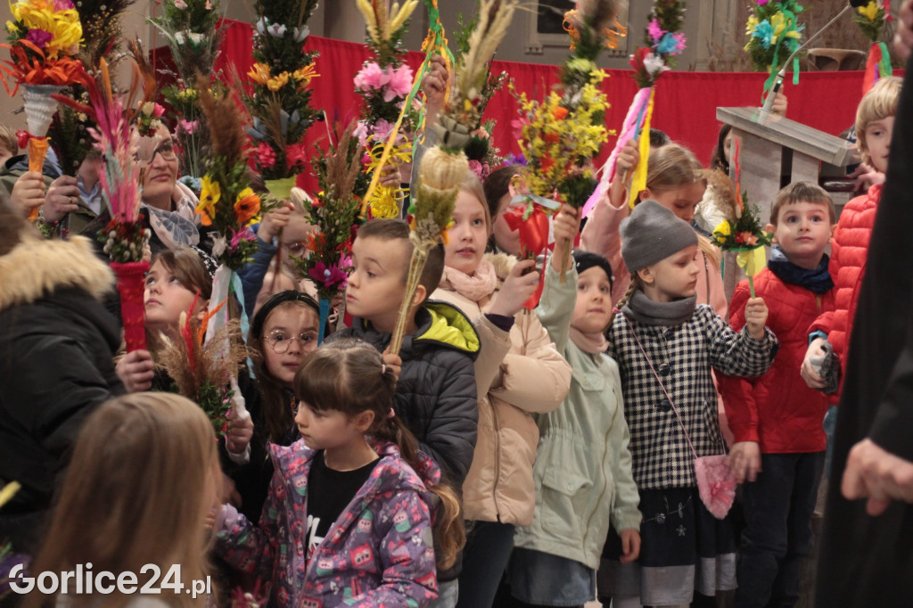 Poświecenie palm i rozstrzygnięcie konkursu w bazylice