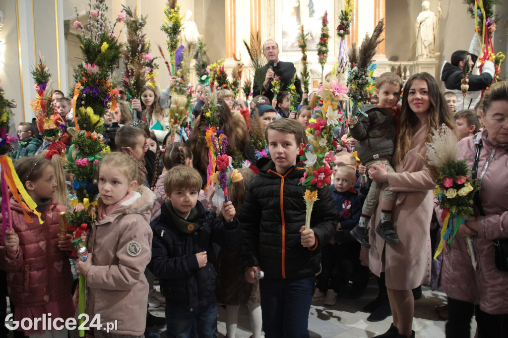 Poświecenie palm i rozstrzygnięcie konkursu w bazylice