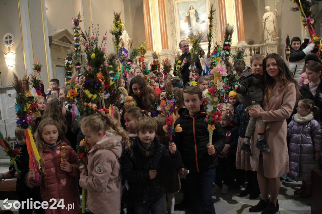 Poświecenie palm i rozstrzygnięcie konkursu w bazylice
