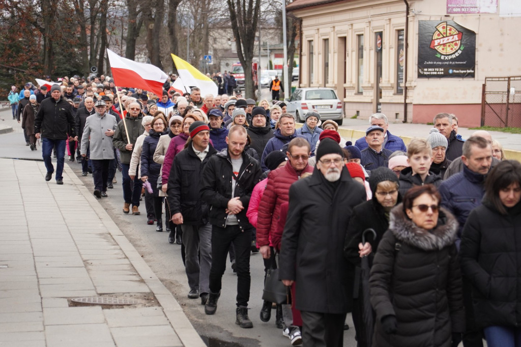 Gorlice. Marsz w obronie Jana Pawła II