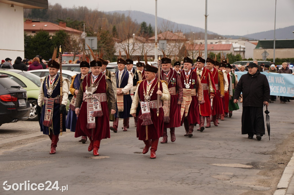 Gorlice. Marsz w obronie Jana Pawła II