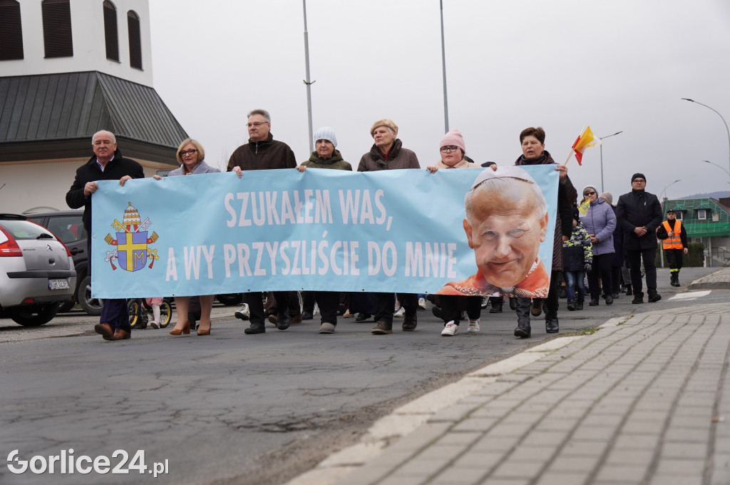 Gorlice. Marsz w obronie Jana Pawła II
