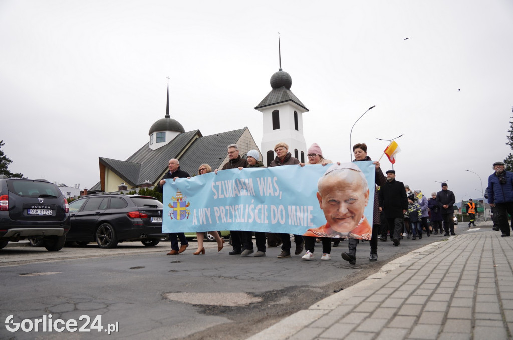 Gorlice. Marsz w obronie Jana Pawła II