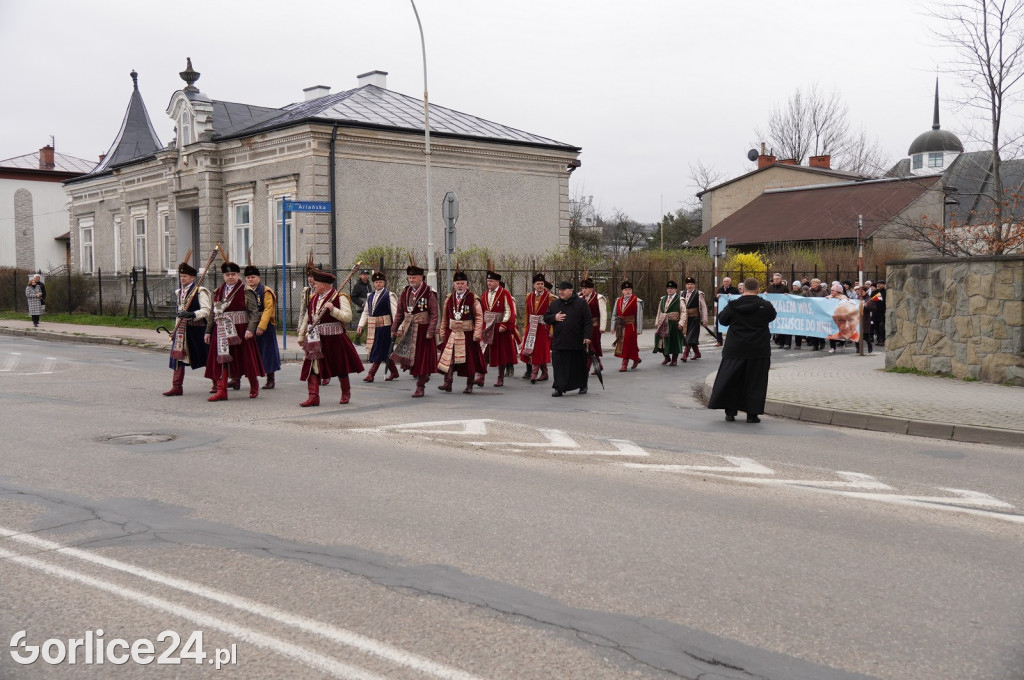 Gorlice. Marsz w obronie Jana Pawła II