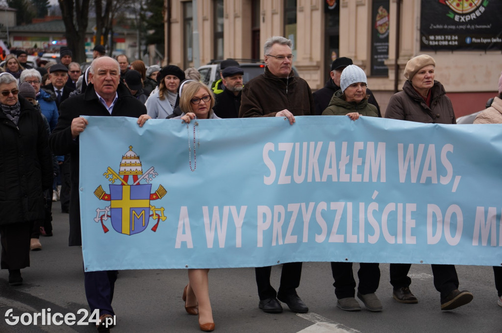 Gorlice. Marsz w obronie Jana Pawła II