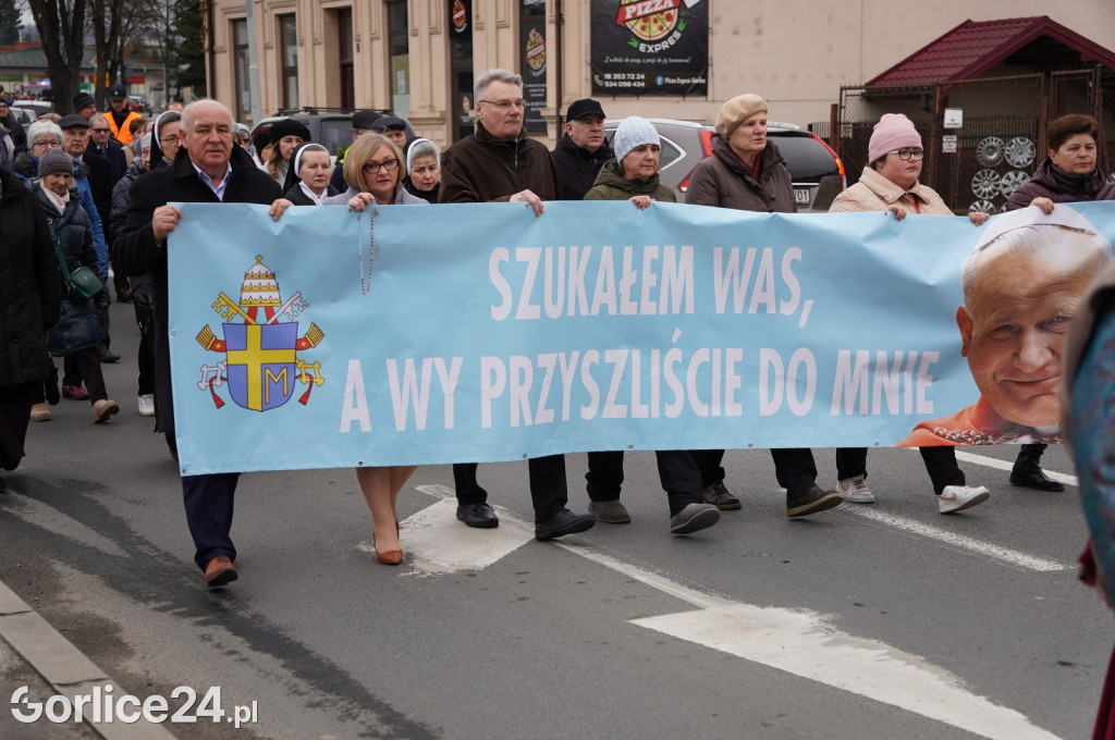 Gorlice. Marsz w obronie Jana Pawła II