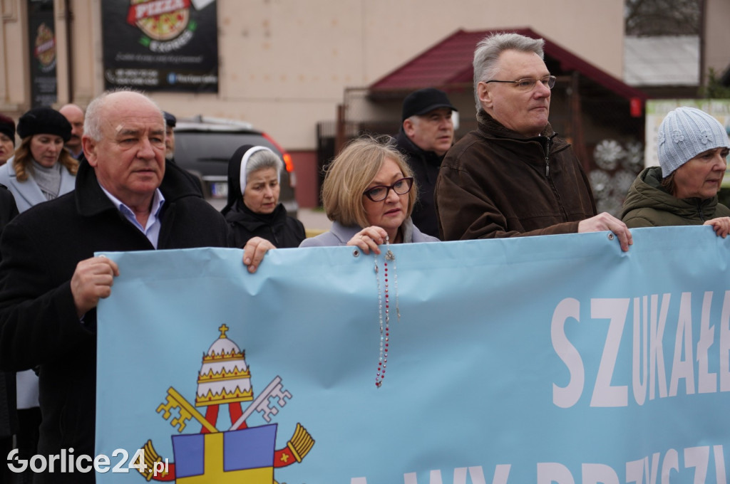 Gorlice. Marsz w obronie Jana Pawła II