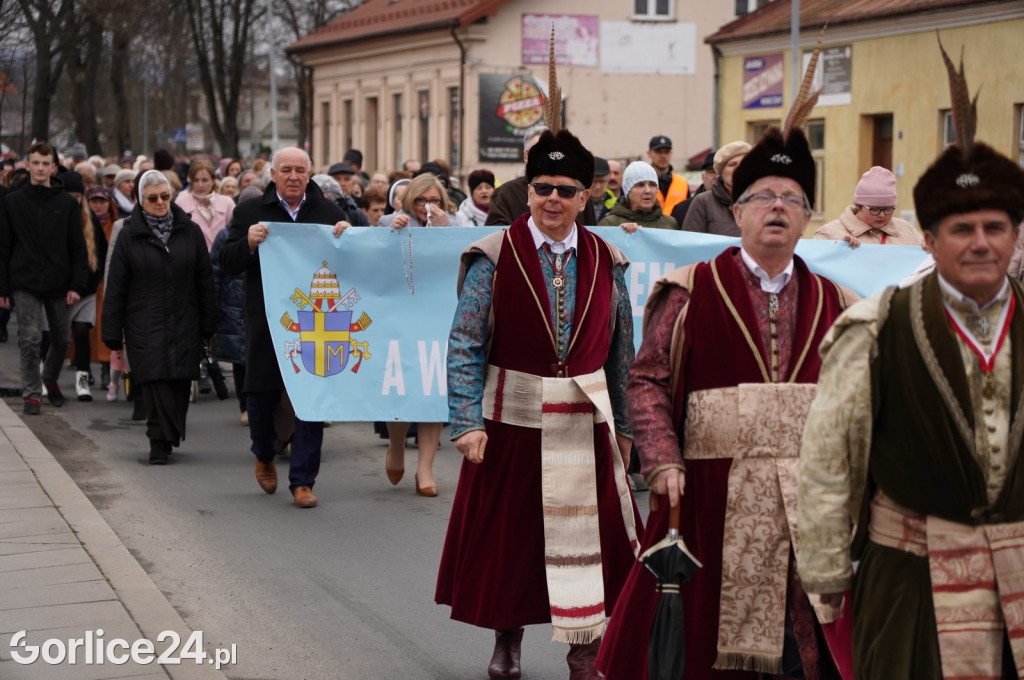 Gorlice. Marsz w obronie Jana Pawła II