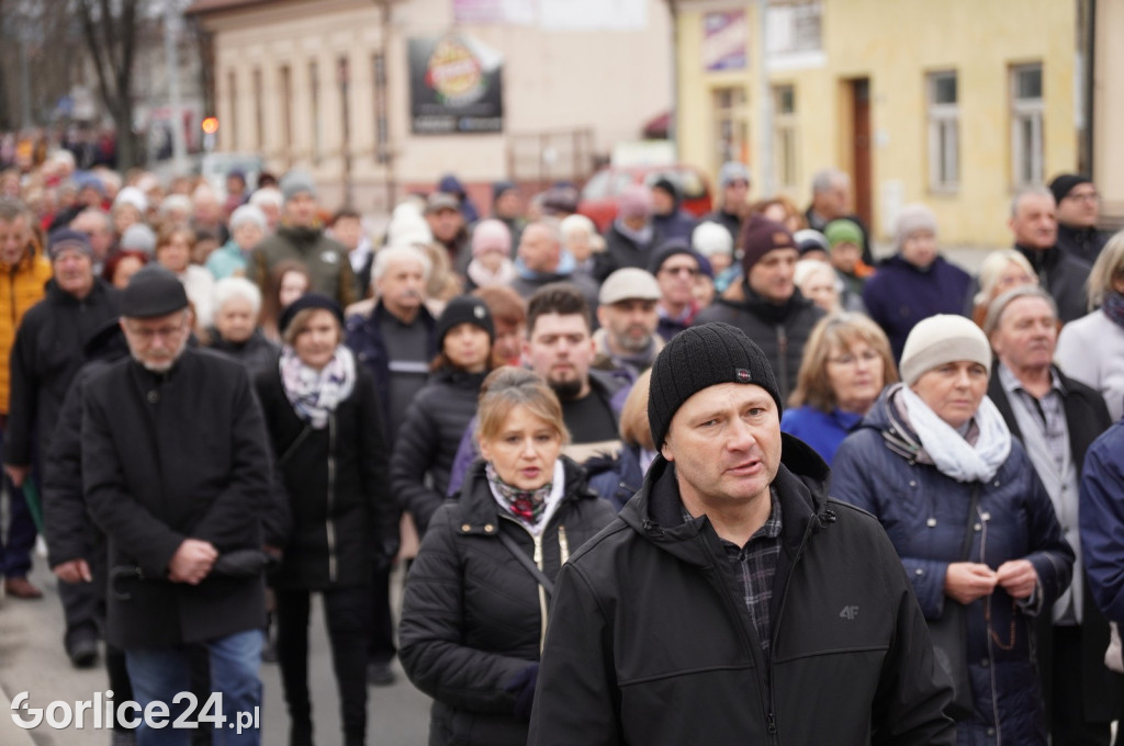 Gorlice. Marsz w obronie Jana Pawła II