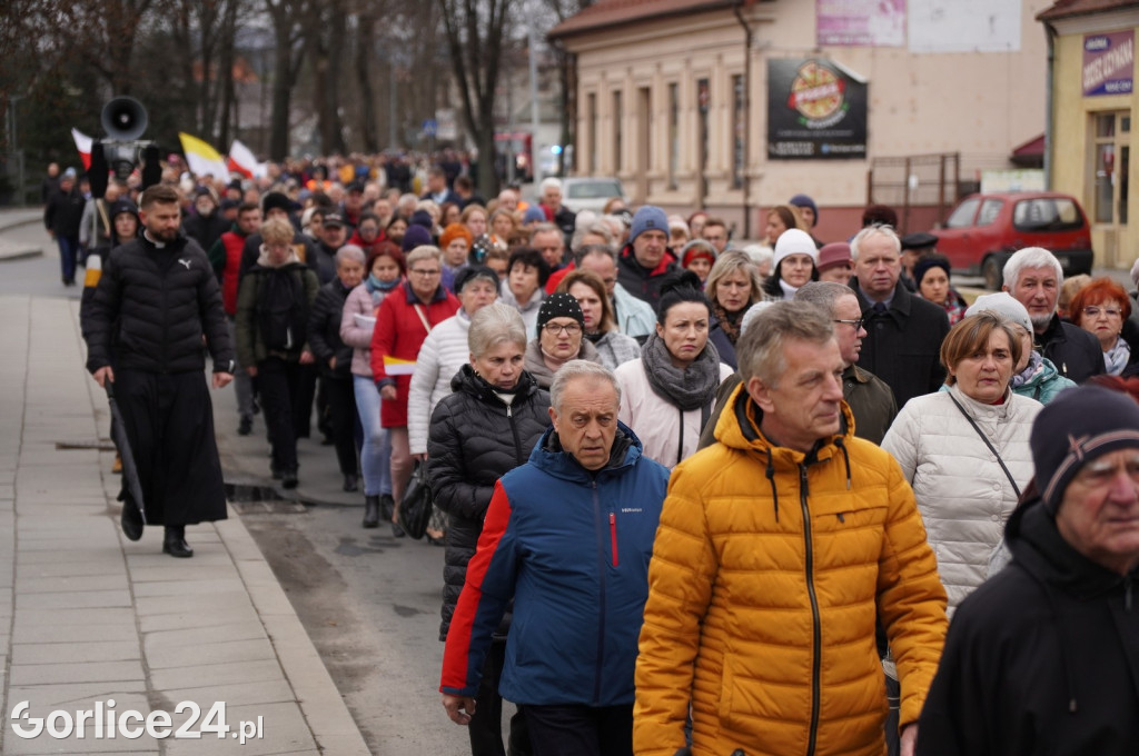 Gorlice. Marsz w obronie Jana Pawła II