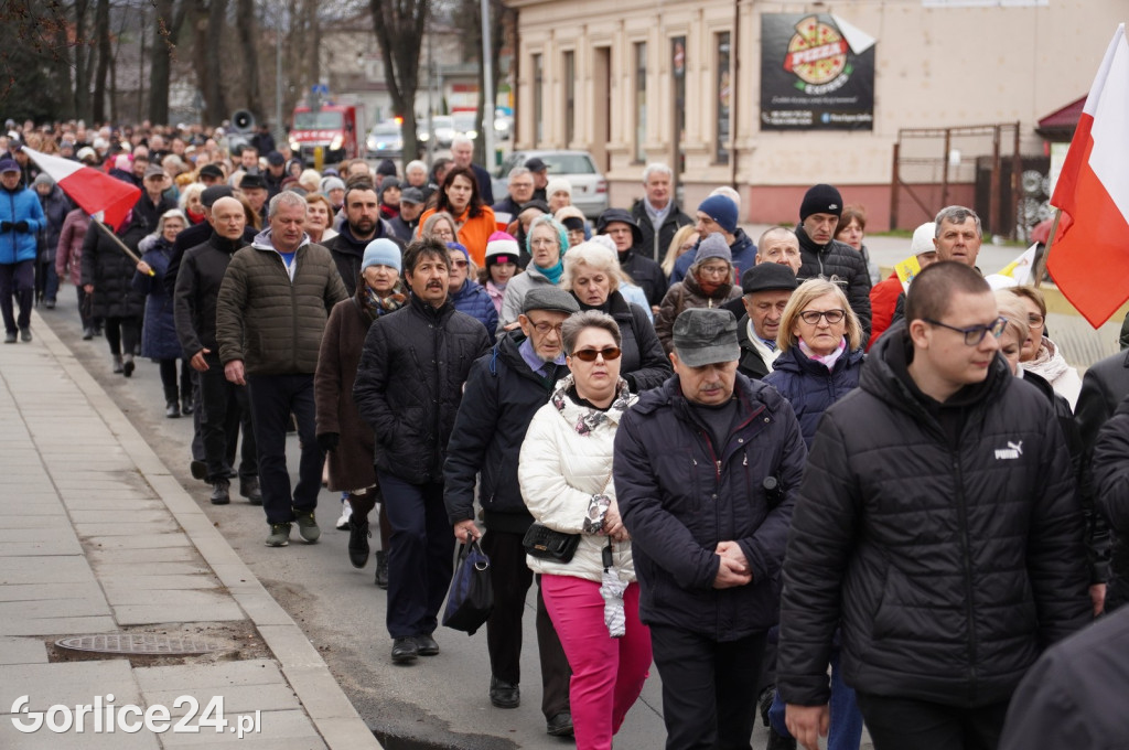 Gorlice. Marsz w obronie Jana Pawła II