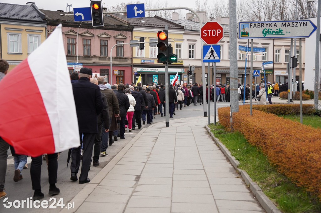 Gorlice. Marsz w obronie Jana Pawła II