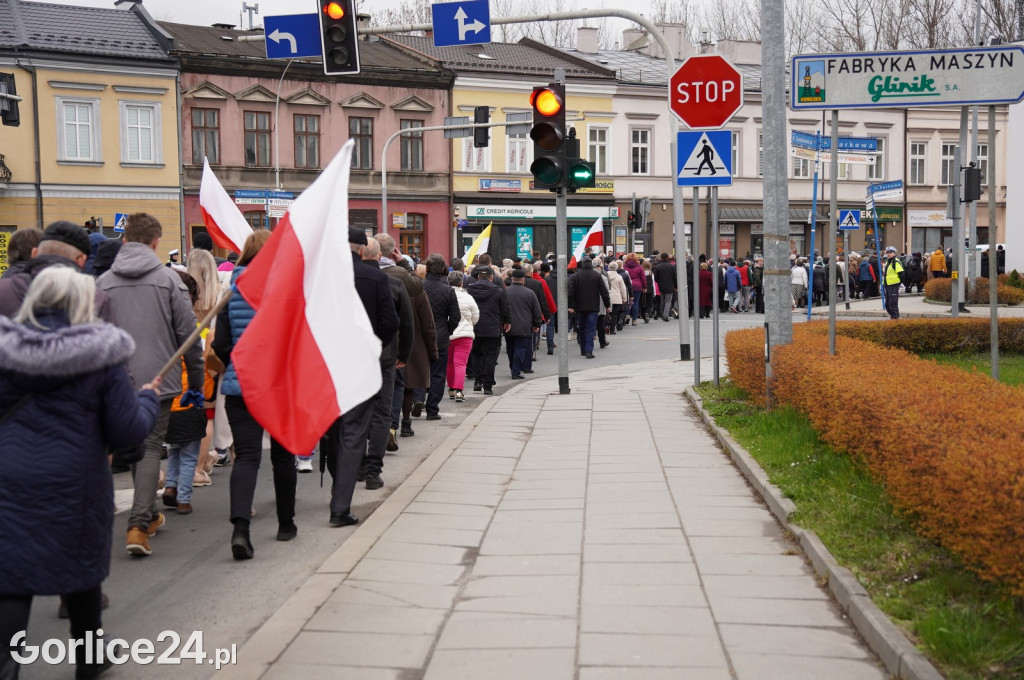 Gorlice. Marsz w obronie Jana Pawła II