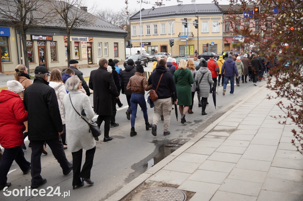 Gorlice. Marsz w obronie Jana Pawła II