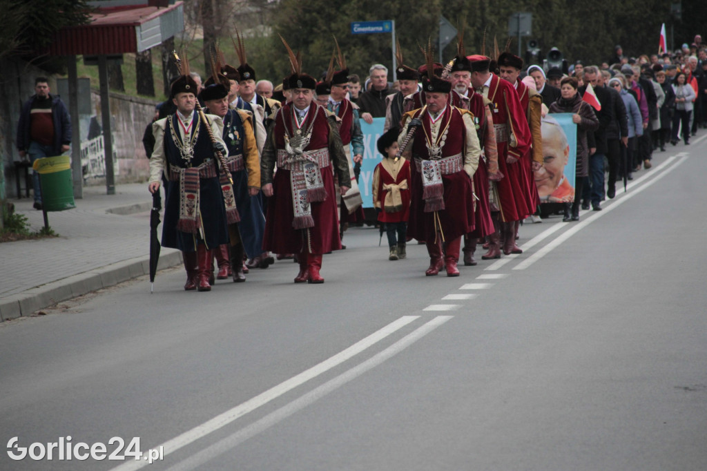 Gorlice. Marsz w obronie Jana Pawła II