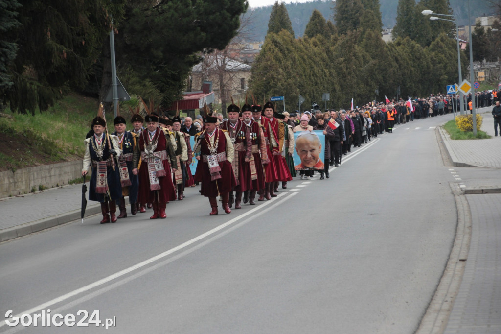 Gorlice. Marsz w obronie Jana Pawła II