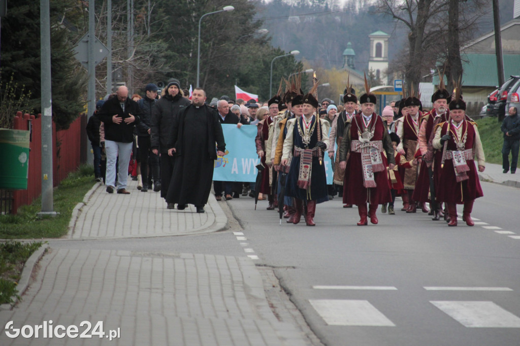 Gorlice. Marsz w obronie Jana Pawła II