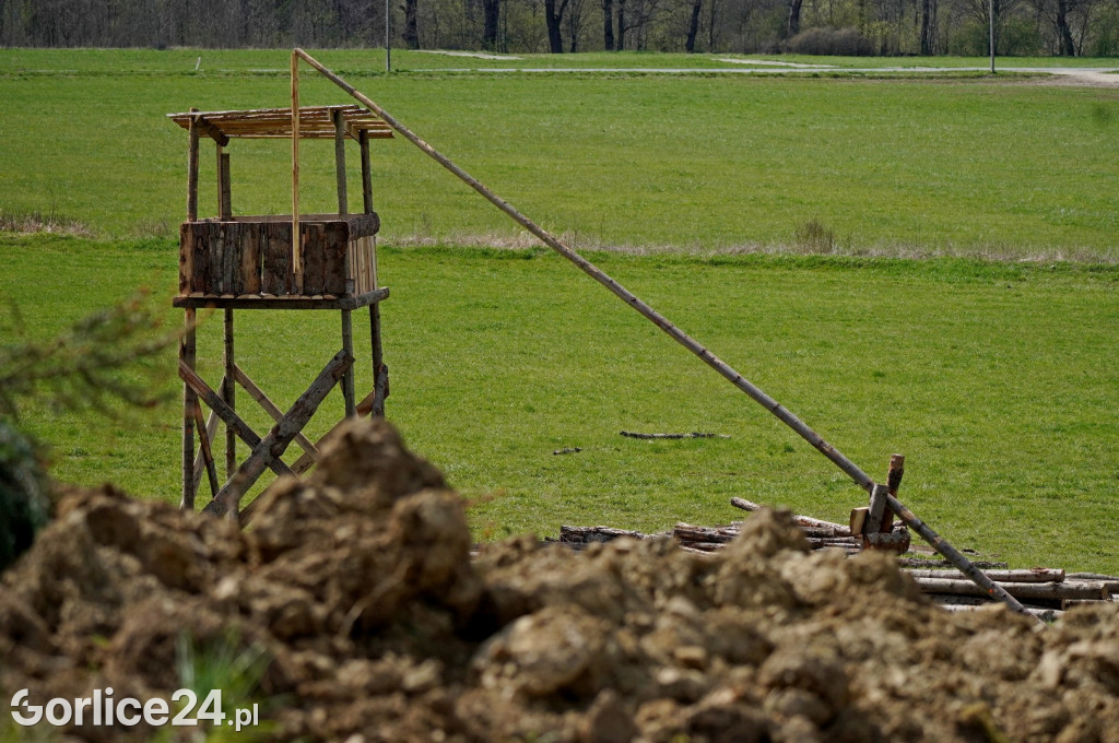 Sękowa. Teren rekonstrukcji Bitwy Pod Gorlicami.