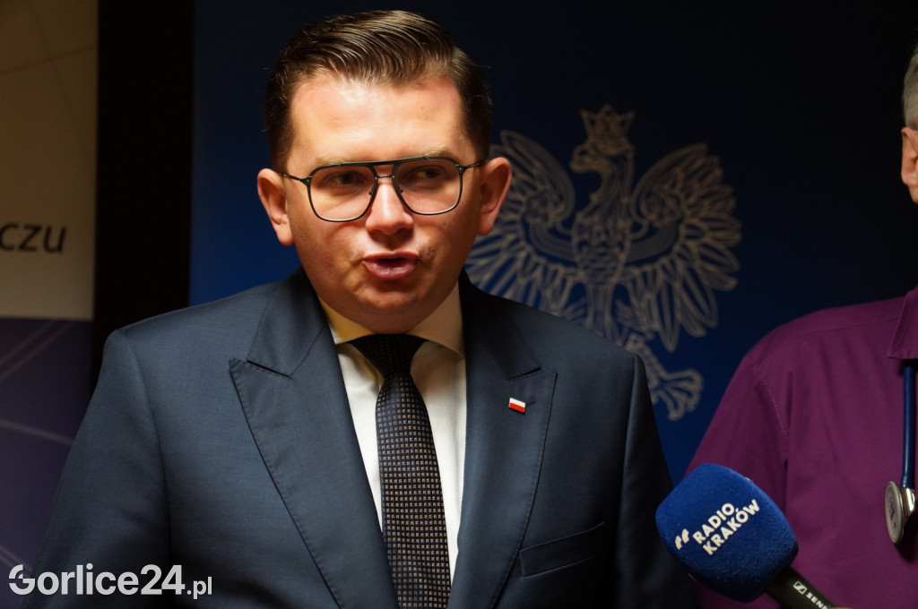 Gorlice. Wojewoda na starcie kwalifikacji wojskowej.
