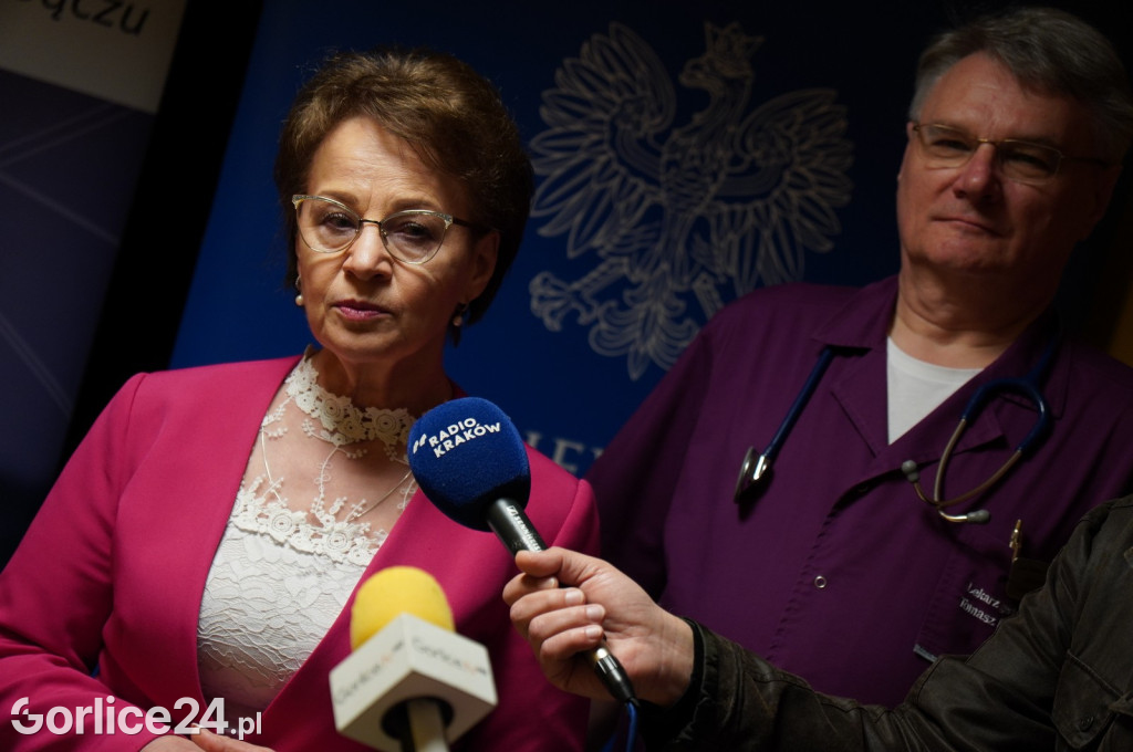 Gorlice. Wojewoda na starcie kwalifikacji wojskowej.