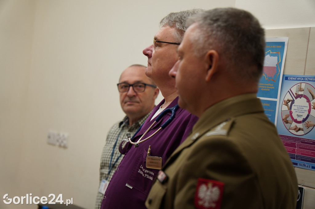 Gorlice. Wojewoda na starcie kwalifikacji wojskowej.
