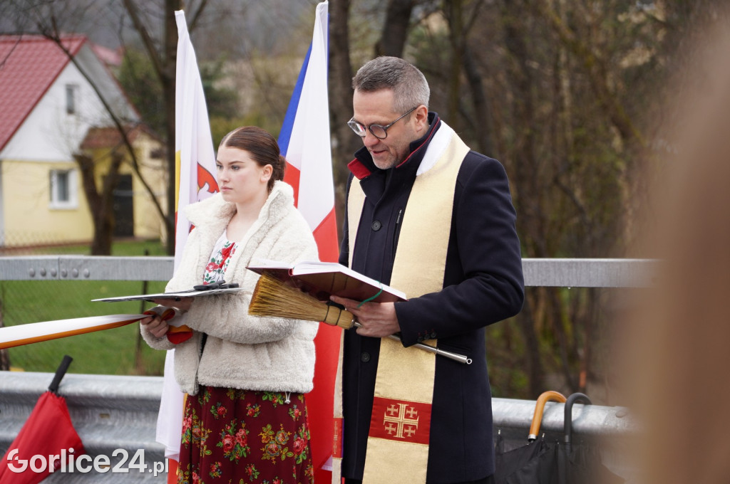 Oficjalne otwarcie mostu w Wysowej-Zdroju (17.04.)