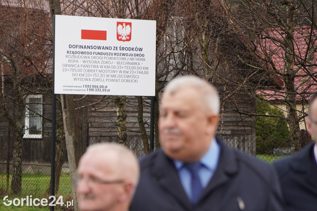 Oficjalne otwarcie mostu w Wysowej-Zdroju (17.04.)