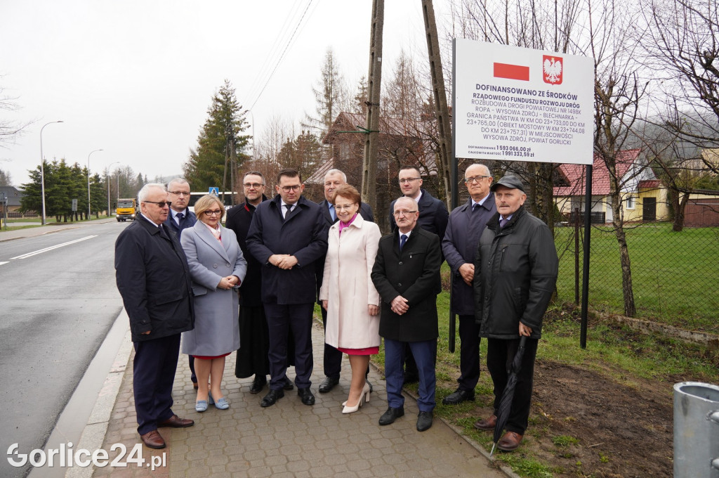 Oficjalne otwarcie mostu w Wysowej-Zdroju (17.04.)