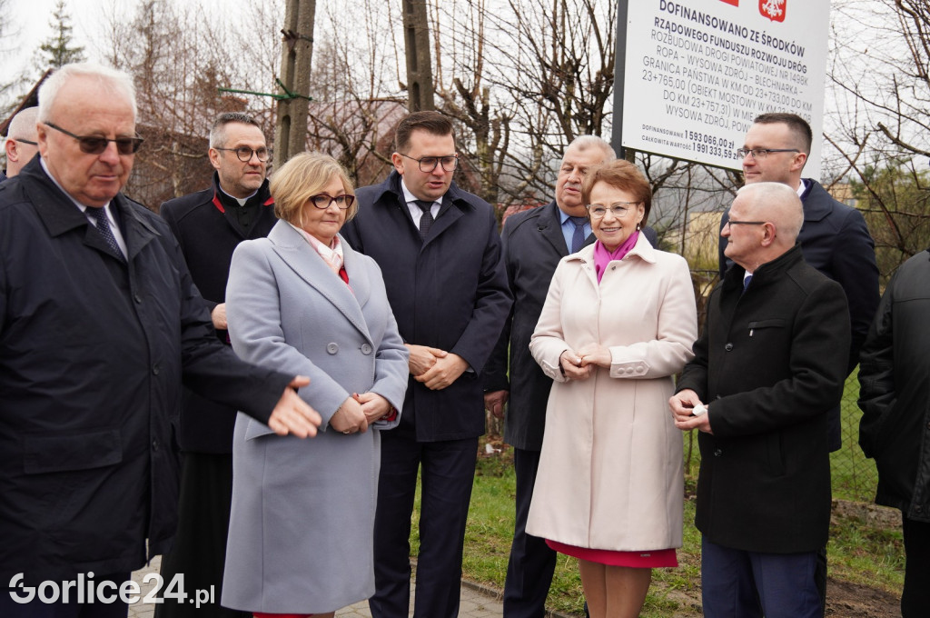 Oficjalne otwarcie mostu w Wysowej-Zdroju (17.04.)